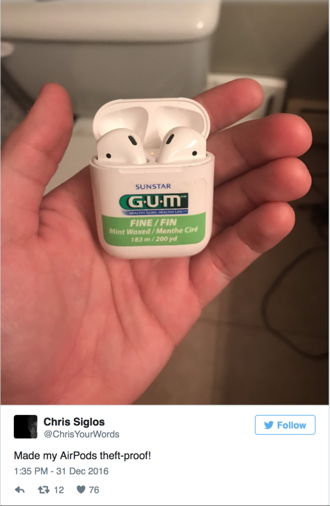 Have AirPods? Here's a Creative Way to Prevent Theft. Alan Cross