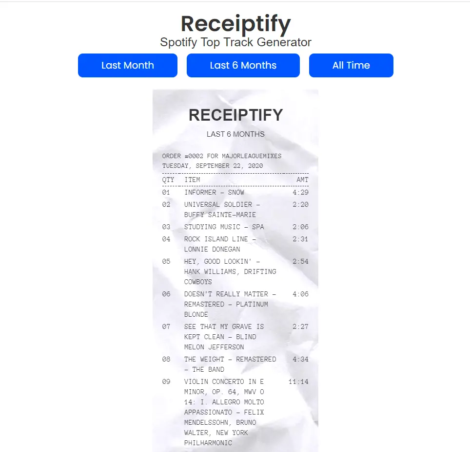Kinda cool, I think: your Spotify listening presented as a grocery