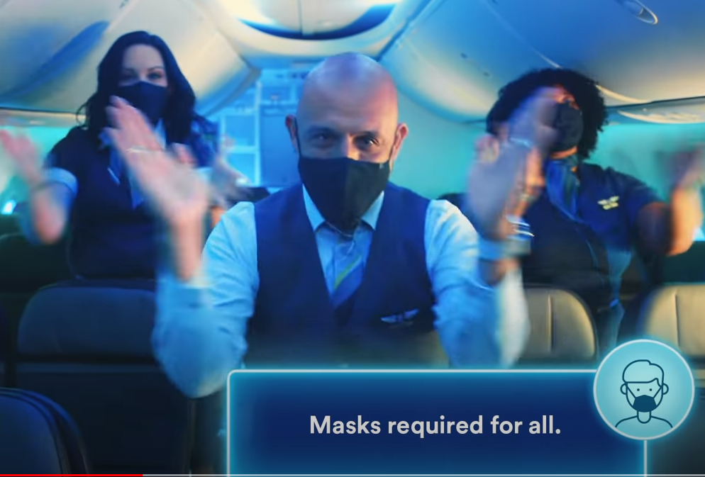 Alaska Airlines has adopted "The Safety Dance" to demonstrate their