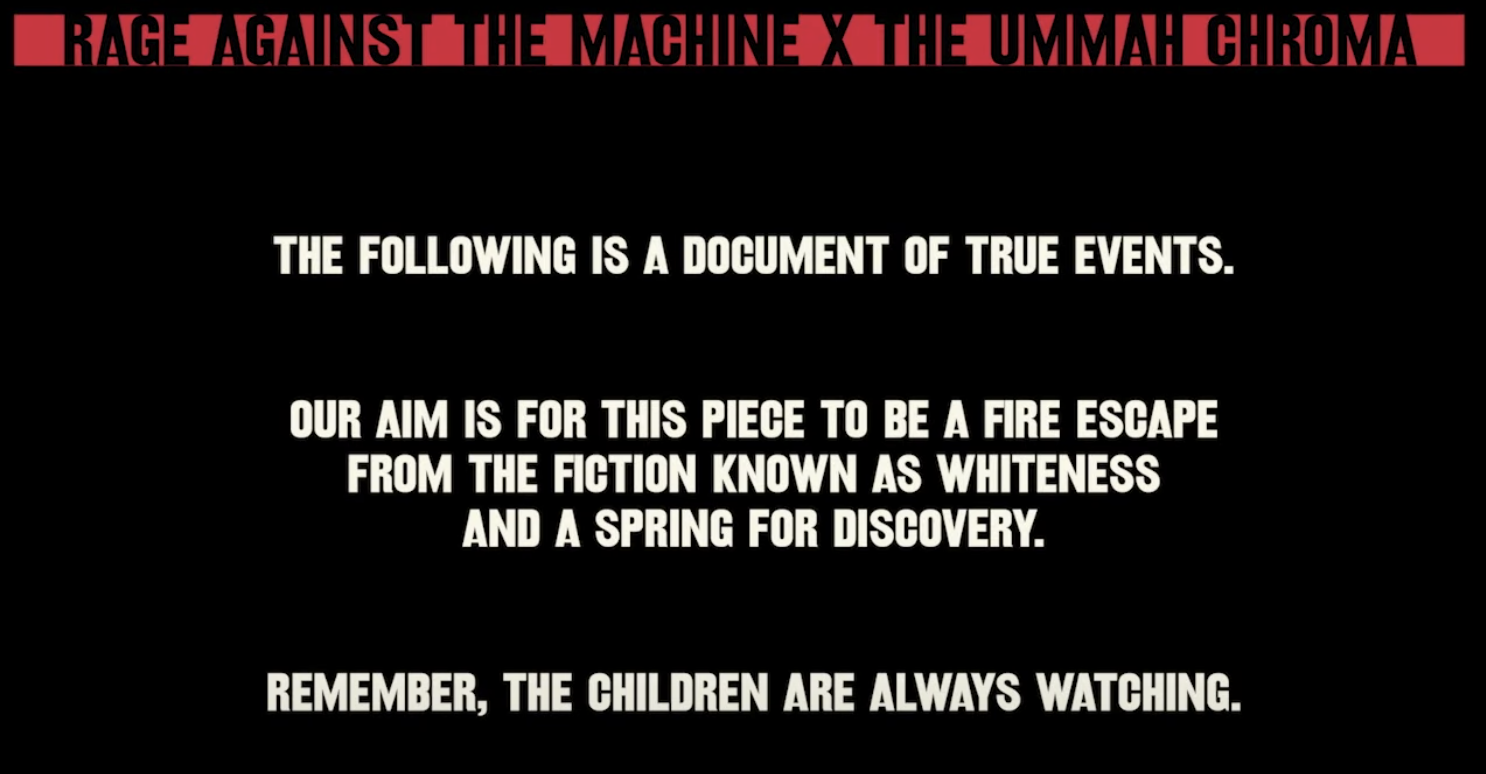 Rage Against the Machine releases a short doc on race ...