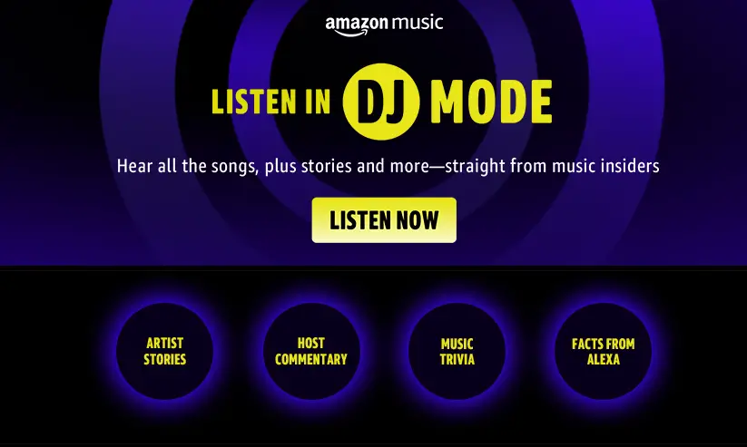 Amazon Music DJ Mode