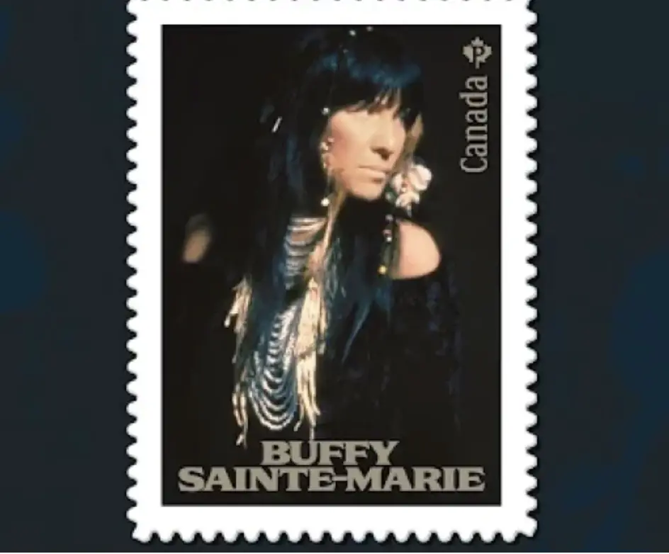 Buffy Sainte-Marie stamp