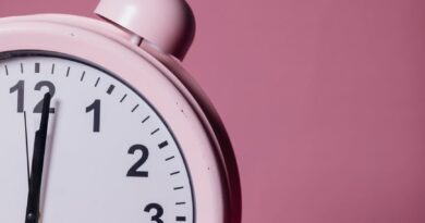 close up photo of pink alarm clock