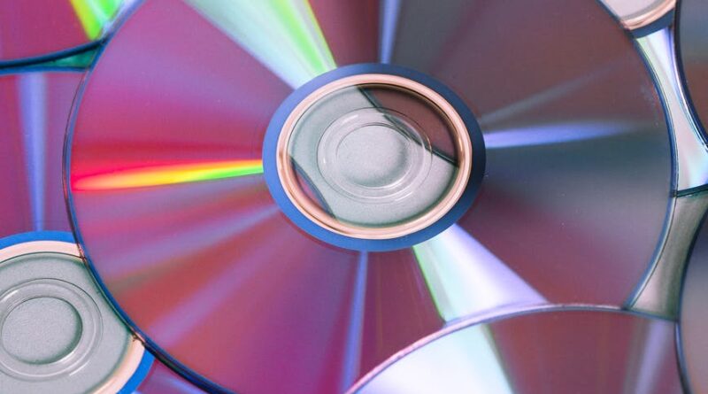 multi color compact discs