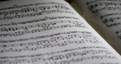 printed musical note page