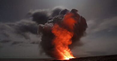 black smoke coming from fire