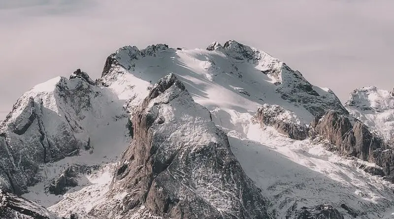 landscape photography of snowy mountain