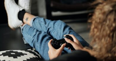 close up photo of person playing video game