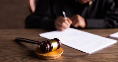 judge signing on the papers