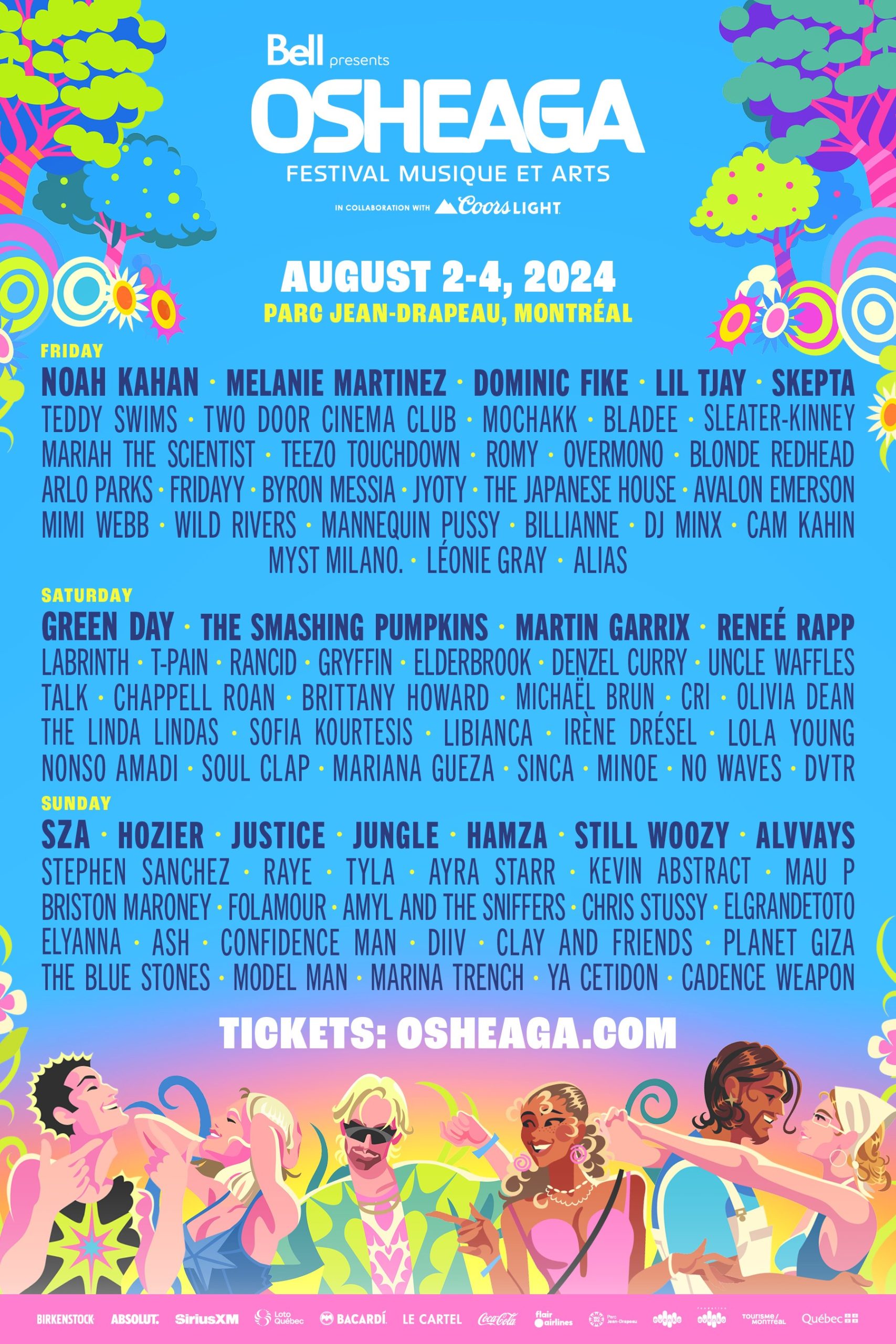 The lineup for Osheaga 2024 has been announced Alan Cross