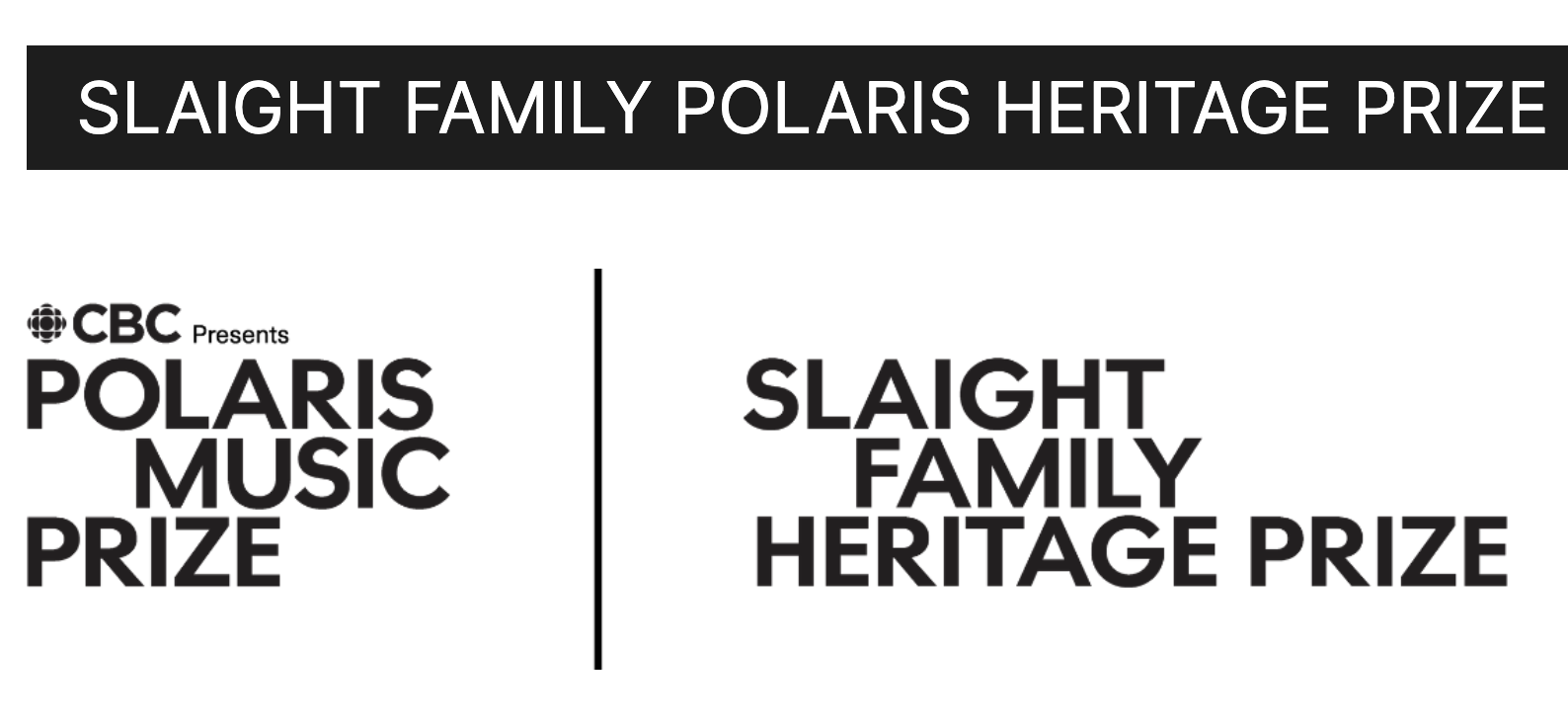 2026 Slaight Family Polaris Heritage Prize voting Is now open