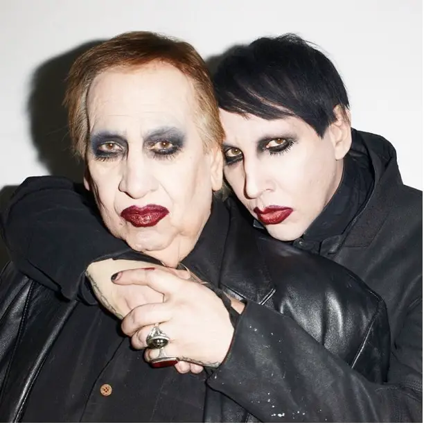 Marilyn Manson Poses with His Dad for Paper Magazine Alan Cross