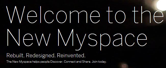 A Review of the New MySpace | Alan Cross