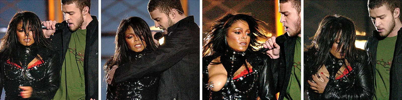The one where Janet Jackson's nipple was exposed to an outraged Am...